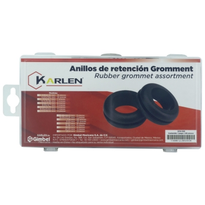 ANILLO DE RETEN GROMMENT SURTIDO (125PZ)