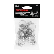ABRAZADERA ACERO INOXIDABLE 13-19MM BOLSA 10 PZ