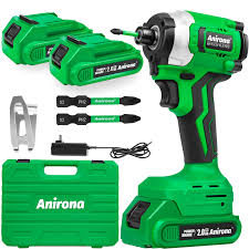 2 atornilladores de impacto inalámbricos