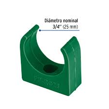 Abrazadera PPR,  1', tipo U, Foset CV-103