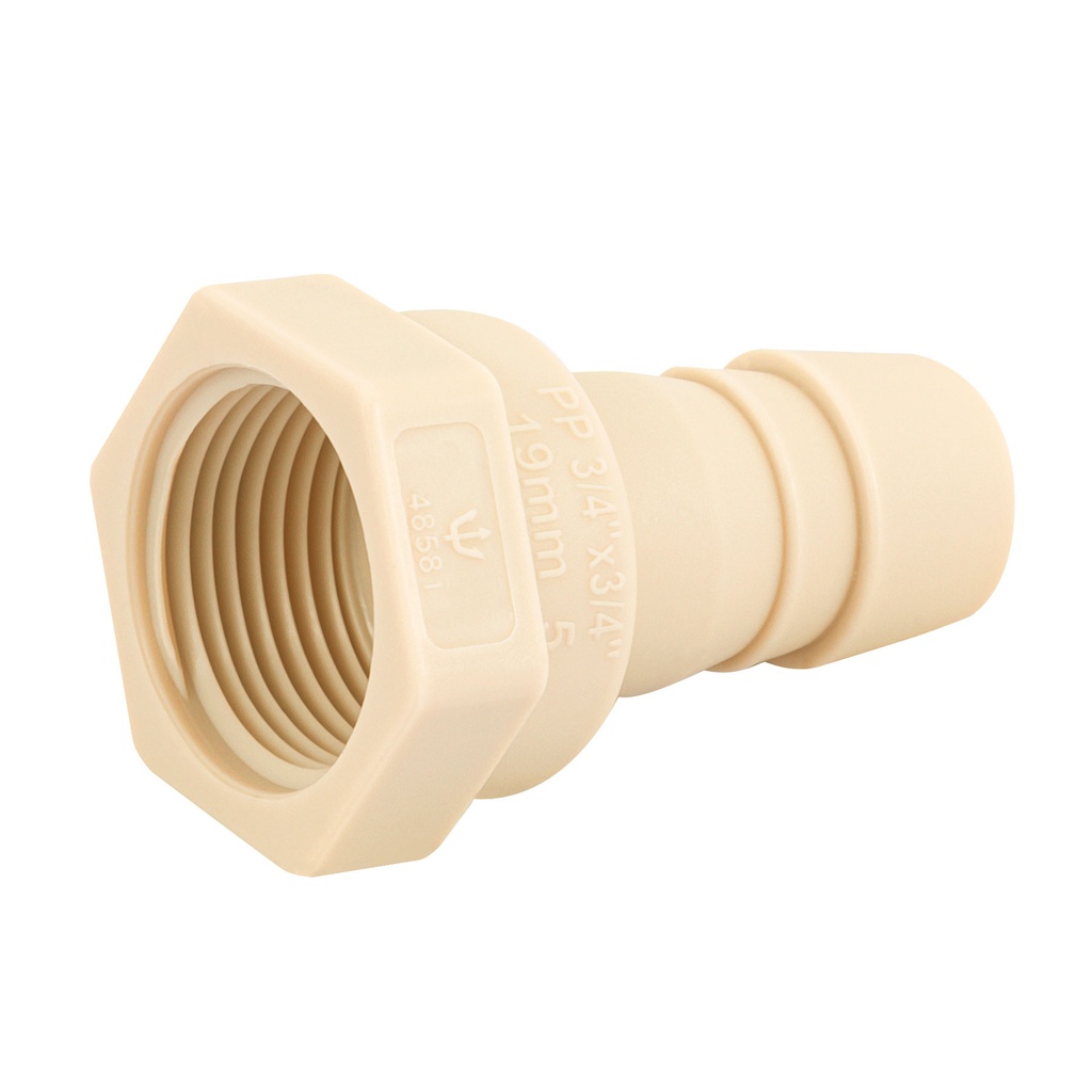 Adaptador inserción rosca interior de 3/4' x 3/4', Foset CM-602