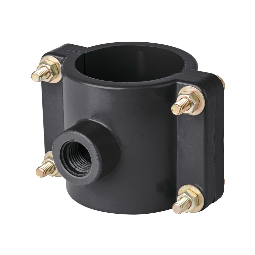 Abrazadera para toma domiciliaria PP 2-1/2' x 1/2', Foset ATD-2 1/2