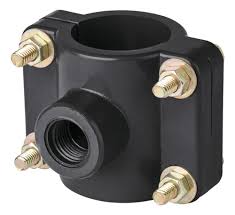 Abrazadera para toma domiciliaria PP 3' x 1/2', Foset ATD-3