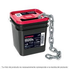 1 metro de cadena galvanizada de 5/16', FIERO CAGA-5/16A1
