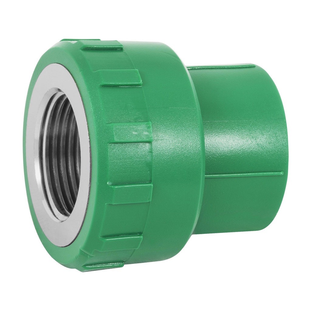 Adaptador PPR 1' hembra con inserto metálico, Foset CV-603