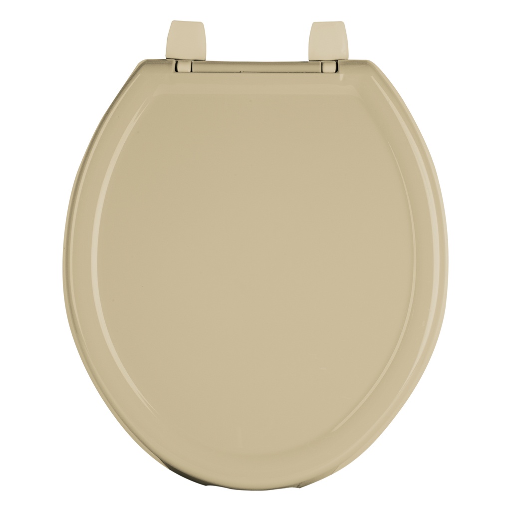 Asiento redondo ligero con tapa para WC, beige, FOSET BASIC AWC-35C