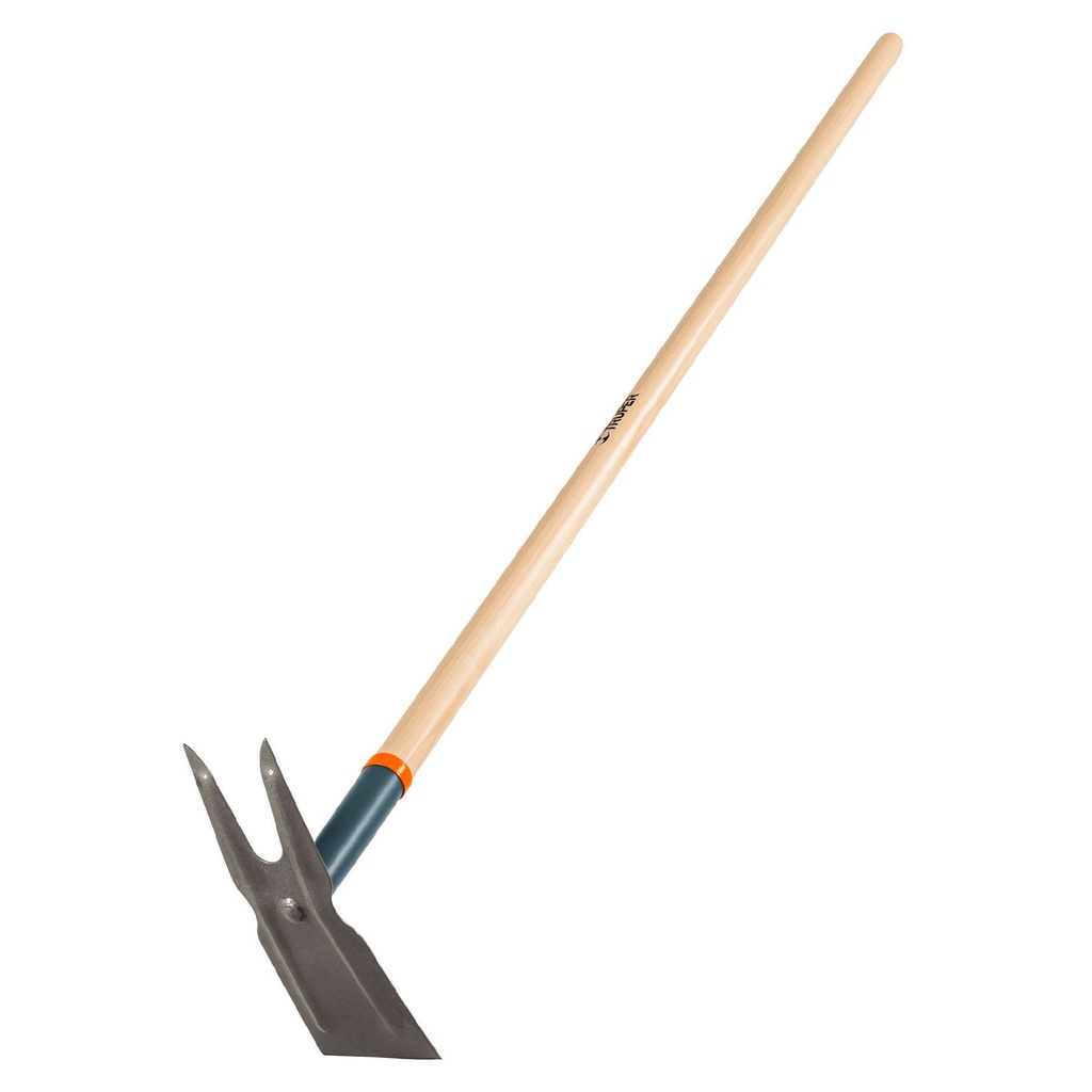 Azadón dos cuernos, mango de madera 54', TRUPER A2C