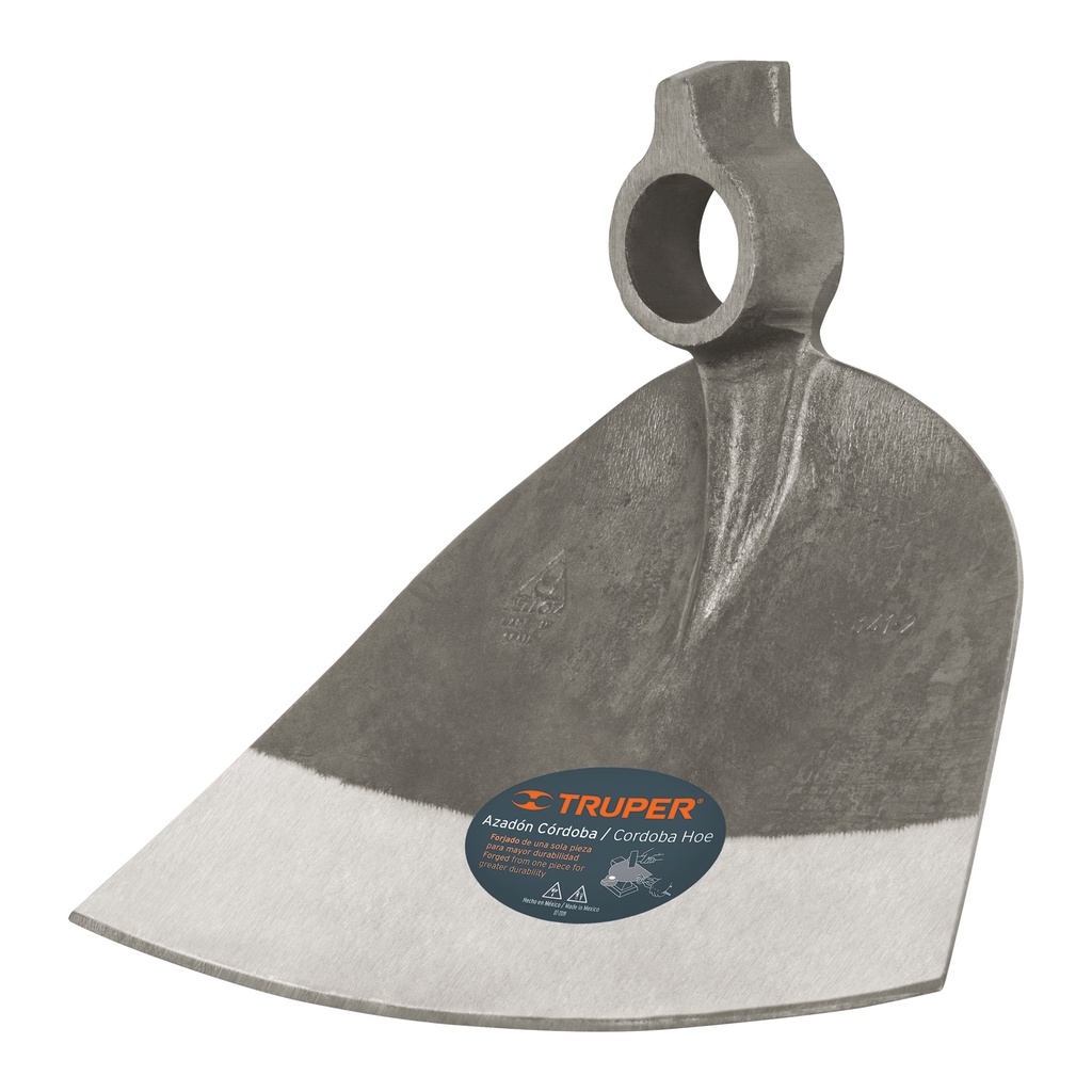 Azadón Córdoba No. 2 de 2.2 lb, sin mango, TRUPER ACO-2