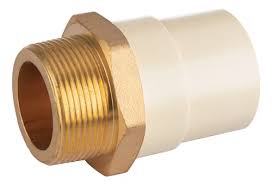 Adaptador CPVC, 1-1/2', macho inserto metálico-latón, FOSET CPVC-655