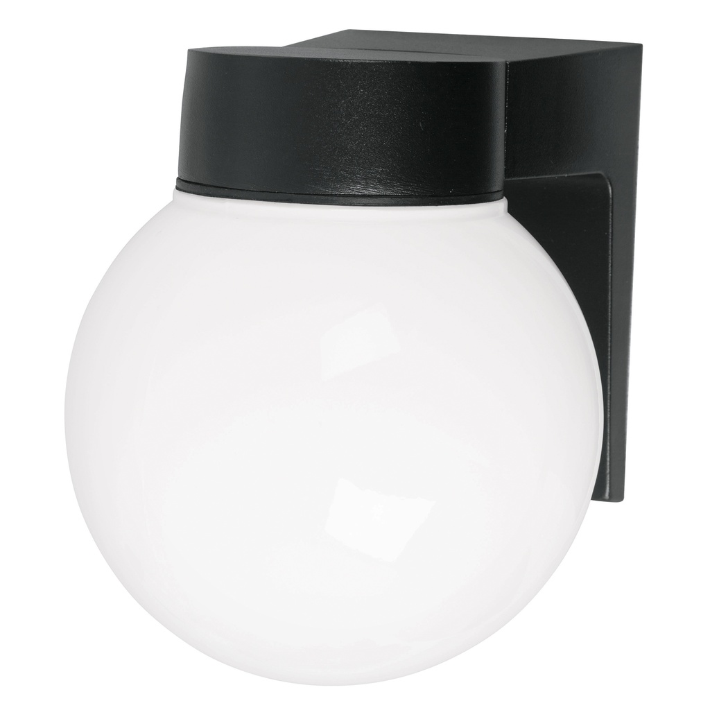 Arbotante de LED 8 W tipo globo luz cálida, Volteck ARB-001L