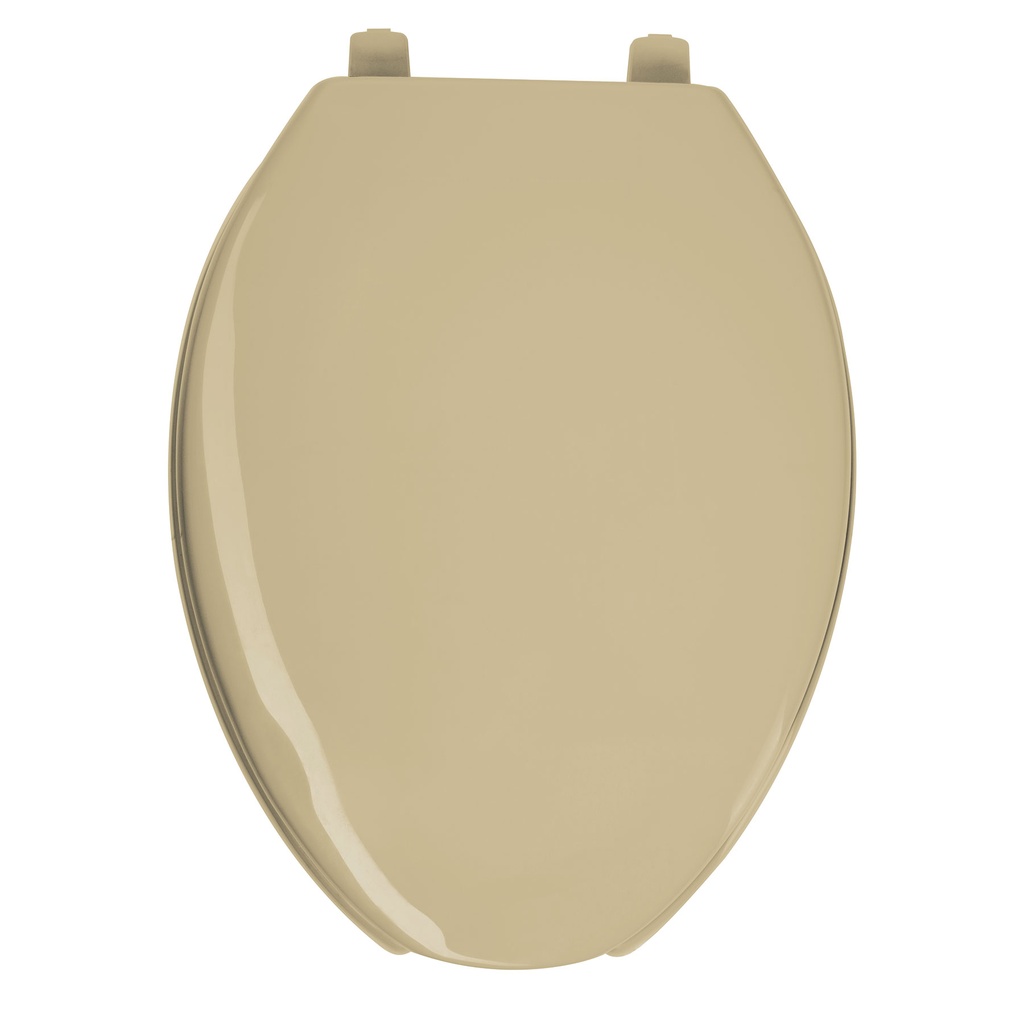 Asiento alargado con tapa para WC, abierto, beige, FOSET AWC-45C