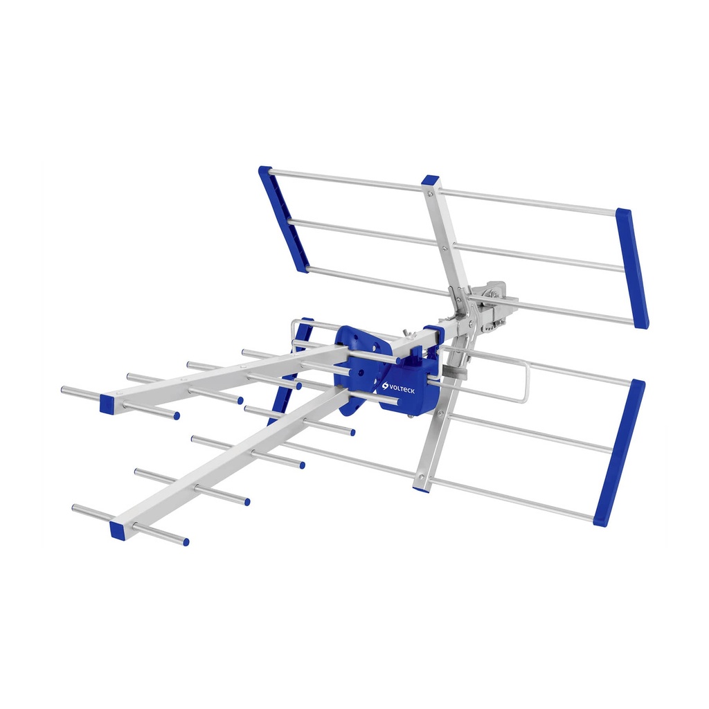 Antena aérea para TV HD, 17 elementos, Volteck ANAE-21
