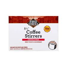 Agitador para café First Street (caja de 2.4kg)