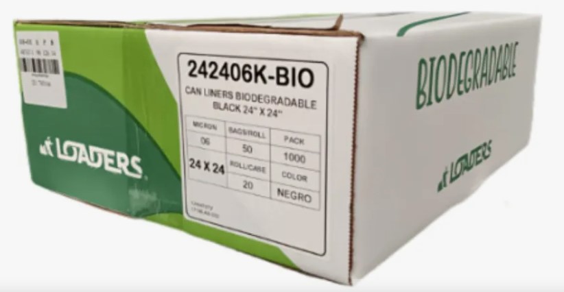 2424NE BOLSA 24 X24 NEGRA C/1000PZA 2424NE
