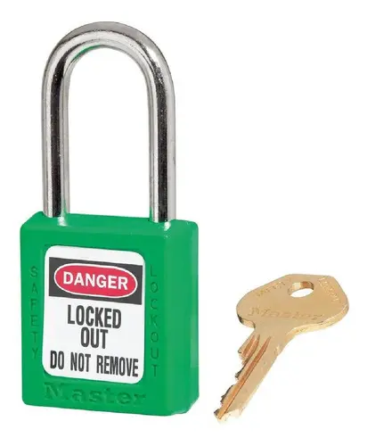 410GRN CANDADO SAFETY VERDE