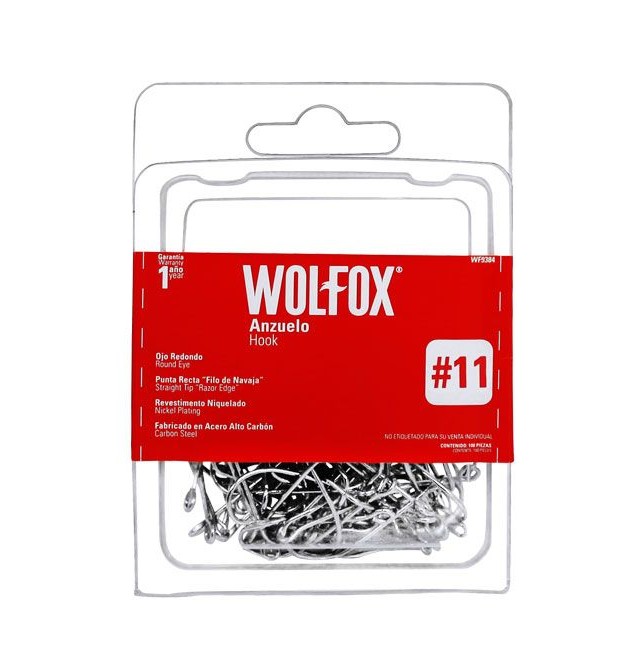 ANZUELO #11 CAJA 100PZAS