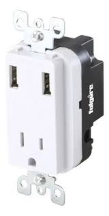 CONTACTO SENCILLO ATERRIZADO + USB DOBLE