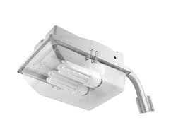 LUMINARIO SUBURBANO AHORRADOR2X36W BRAZO FOTOCELDA