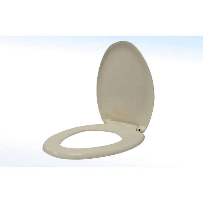 ASIENTO PARA SANITARIO OVALADO COLOR MARFIL
