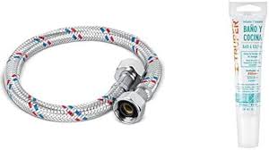 ALIM.FLEX.1/2 X 1/2 X 40 P/LAV.C/TCA MET Y PIVOTE PLASTICO