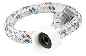 ALIM.FLEX.7/8 X 7/8 X 35 P/WC.C/TCA METALICA Y PIVOTE PLASTICO