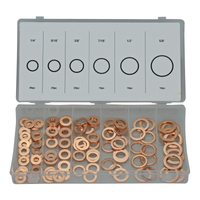 [14ARANDE040CH] ARANDELA DE COBRE (110 PIEZAS)