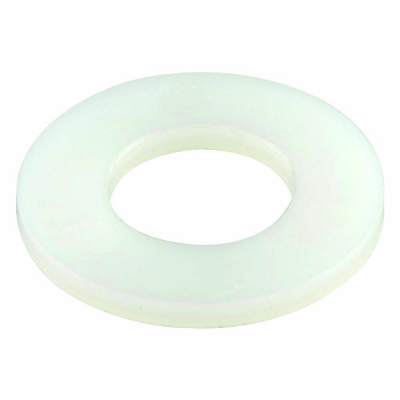 [14ARANDE054CH] ARANDELA PLANA DE NYLON 5MM 1,000 PIEZAS