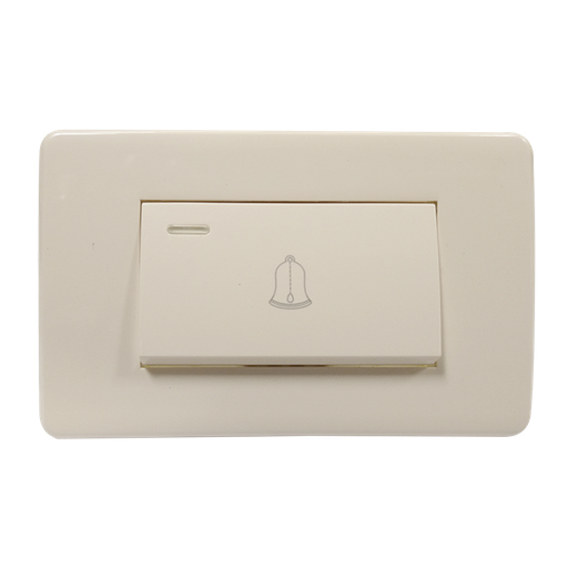 [8840421] APAGADOR PARA TIMBRE CON PLACA MARFIL 72 mm 10 A  250 V