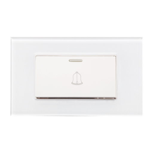 [8842420] APAGADOR PARA TIMBRE CON PLACA DE ACRILICO BLANCA 72MM