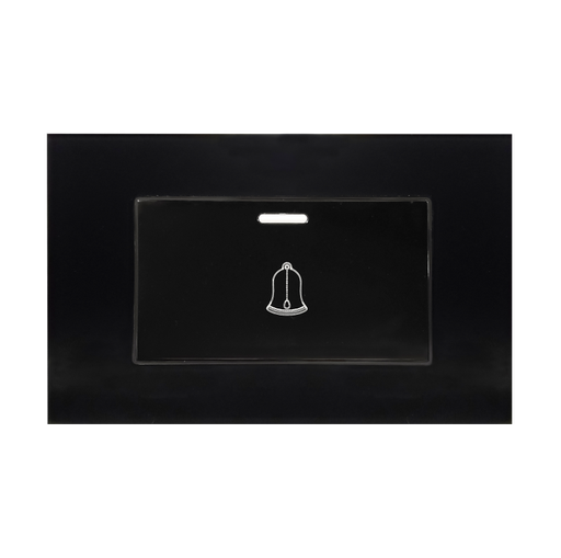 [8843420] APAGADOR PARA TIMBRE CON PLACA DE ACRILICO NEGRO  72MM