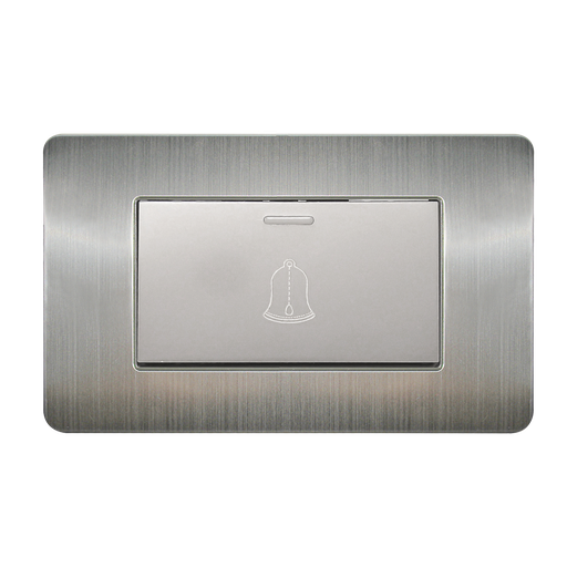 [8841420] APAGADOR PARA TIMBRE CON PLACA DE ACERO INOXIDABLE 72 MM