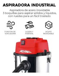 [1951] ASPIRADORA DE ACERO INOXIDABLE SOLIDO Y LIQUIDO 20 LTS