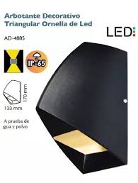[4885] ARBOTANTE DEC TRIANGULA ORNELLA LED