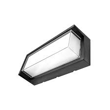 [4891] ARBOTANTE DEC. LED RECTANGULAR NEGRO IP 65