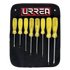 [9600D] 9600D Juego de 8 destornilladores ámbar combinado Urrea 