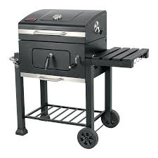 [48248] Asador de carbón de 24' con tapa, negro, FIERO ASCA-24