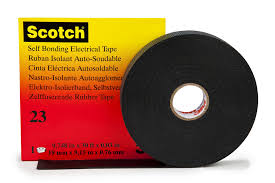 3M 23   CINTA ELECTRICA 3M #23 AUTOFUSIONABLE 19mm x 9mts 