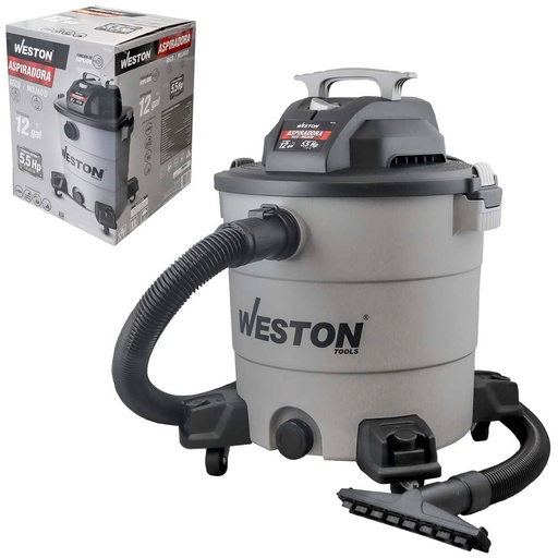 [CW-230] ASPIRADORA MOJADO/SECO 12GAL (45 L) 6.5HP 127V