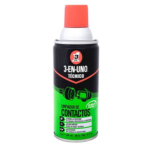 [WD-52236] 3-EN-UNO TECNICO LIMPIADOR DE CONTACTOS 300ML