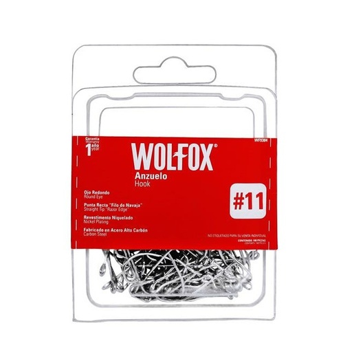[WF9384] ANZUELO #11 CAJA 100PZAS