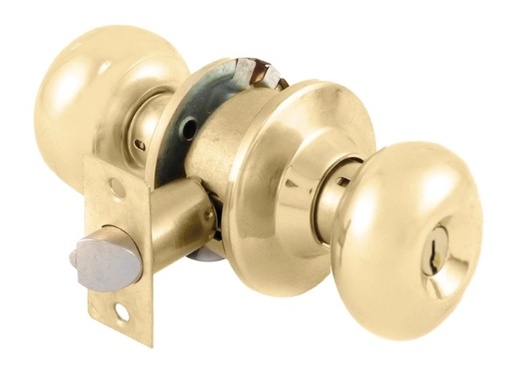 [PF0057] CERRADURA DE POMO PISA BAÑO LATON