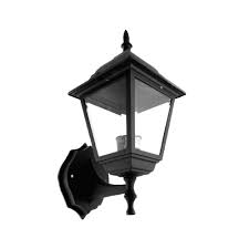 [FU0781] FAROL DE PARED CUADRADO SOPORTADO NEGRO