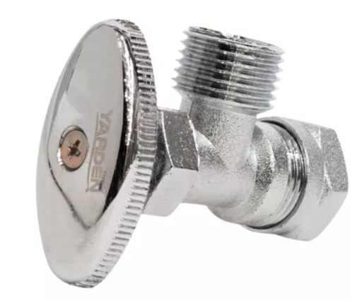 LLAVE ANGULAR 1/2" X 1/2" CONBARRIL