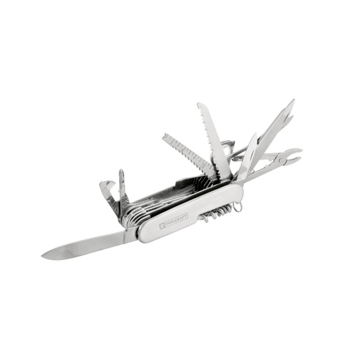 [TC0674] NAVAJA TIPO SUIZA 21 EN 1 ACERO INOXIDABLE
