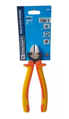 [TC6097] PINZA DE CORTE DIAGONAL 7" RESISTENTE A 1000V