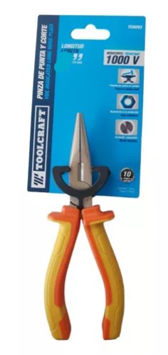 [TC6094] PINZA DE PUNTA Y CORTE 8" RESISTENTE A 1000V