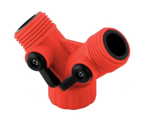 [WF0301] ADAPTADOR 'Y' DE PLASTICO MANG