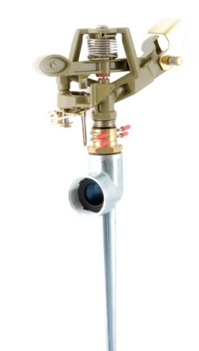 [TC1875] ASPERSOR CON CABEZA Y BASE METALICA 1 VIA