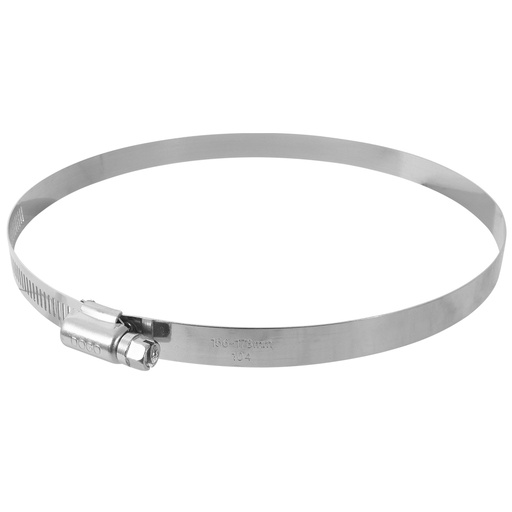 [JM6104] ABRAZADERA SINFÍN # 104 ACERO INOXIDABLE