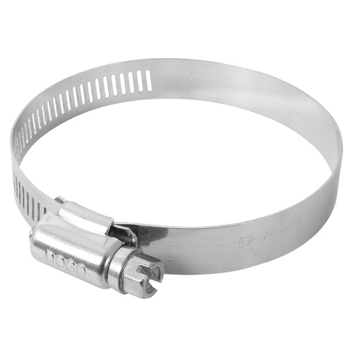 [JM6040] ABRAZADERA SINFÍN # 40 ACERO INOXIDABLE